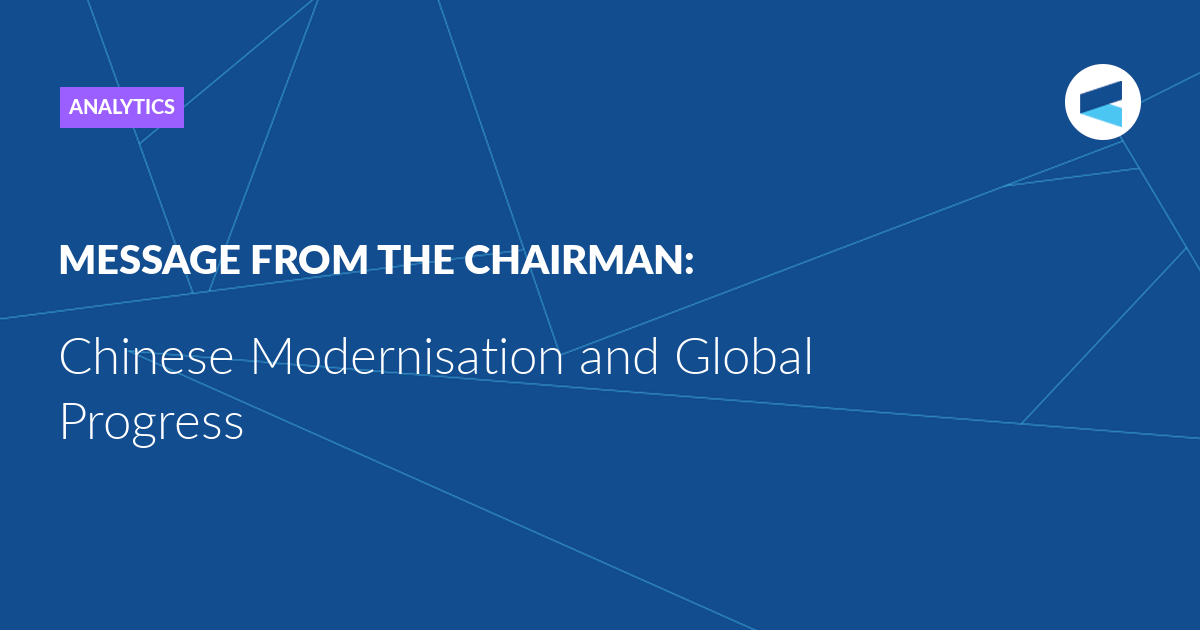 Chinese Modernisation and Global Progress
