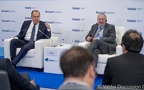 Meeting with Sergey Lavrov, Minister of Foreign Affairs of the Russian Federation (in Arabic)