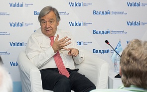 UN Secretary-General António Guterres at the Valdai Discussion Club